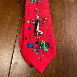 Dr. Seuss Christmas Men's Neck Tie EUC